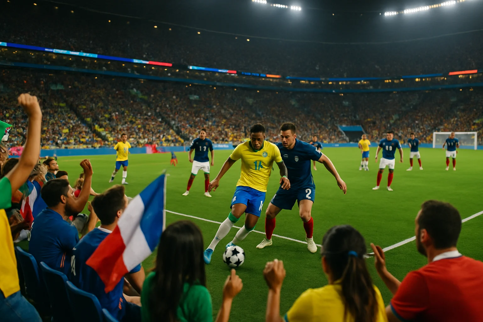 台灣球迷聚集在運動酒吧觀看世界盃比賽的熱鬧場面