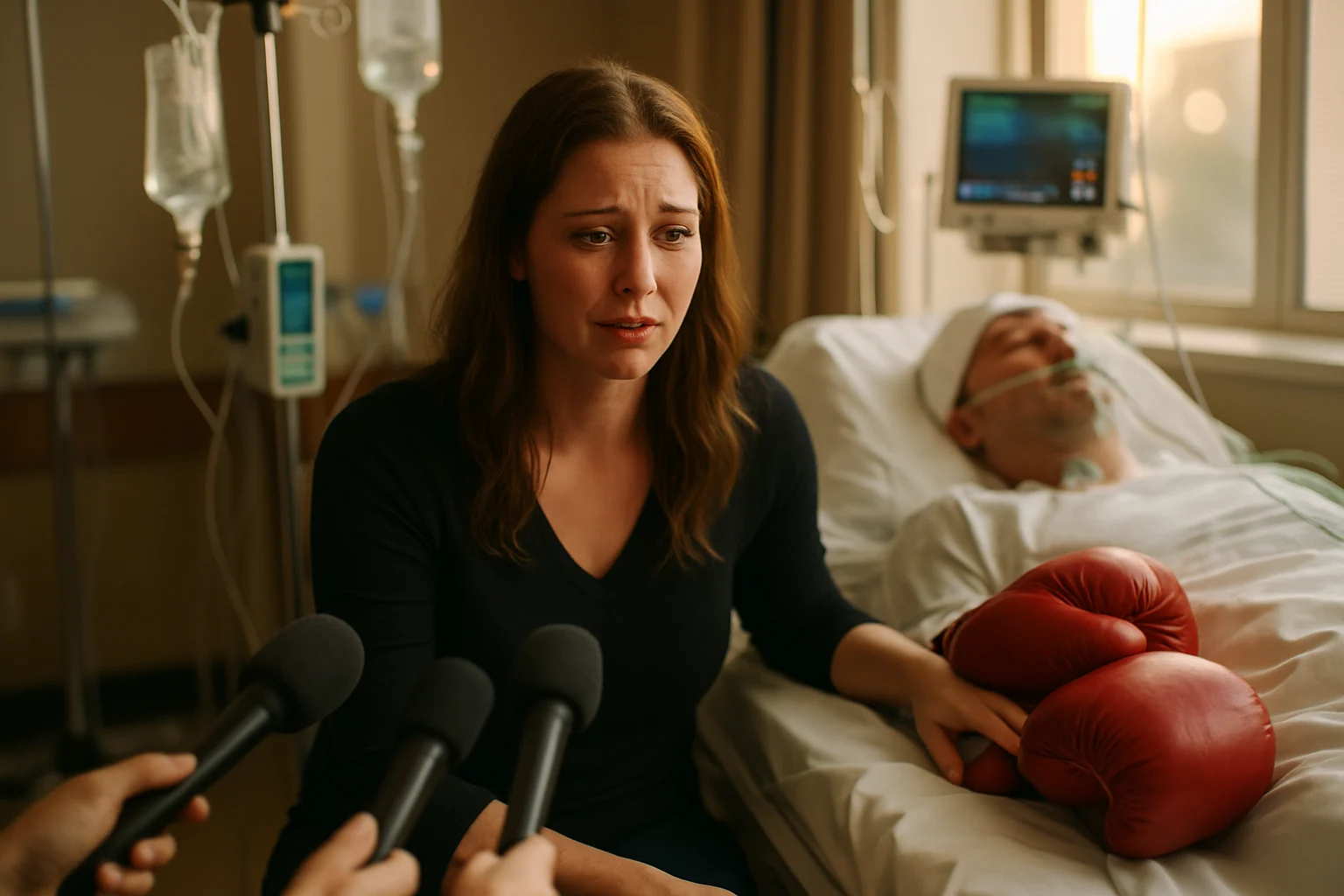 年轻拳击手在拳馆训练的场景，展现职业拳击手的日常训练状态