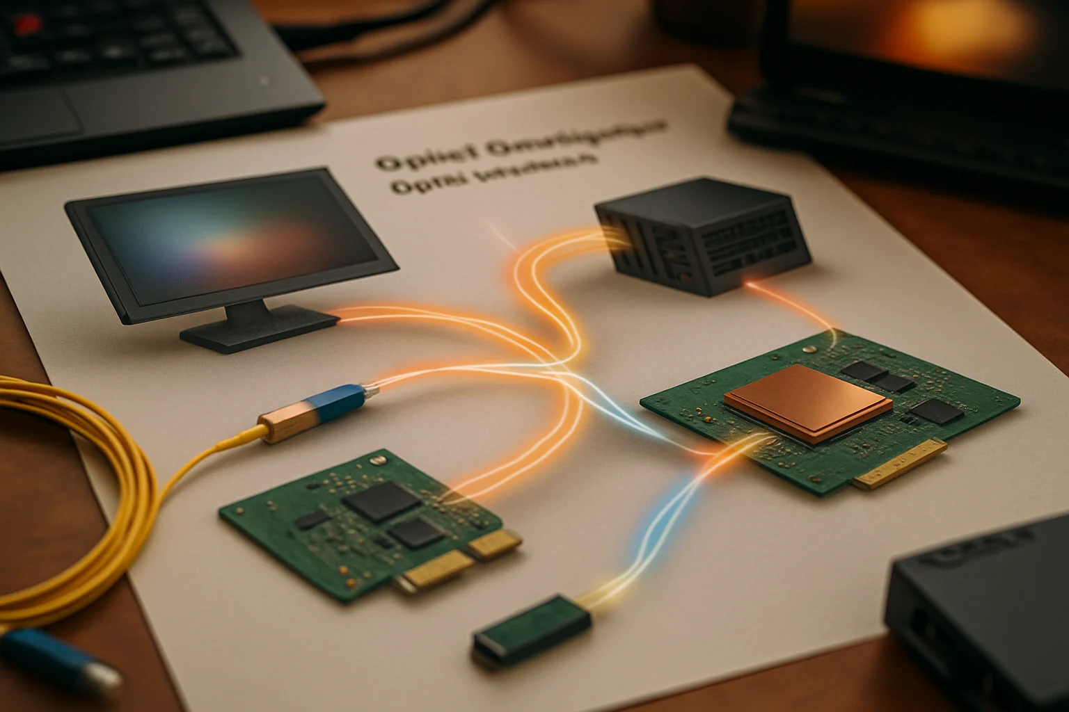 緯穎與Ayar Labs合作開發CPO光學互連技術示意圖