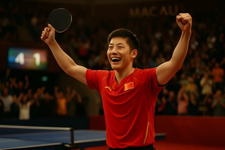 王楚钦：我也是第一次进世界杯决赛「4-1复仇雨果」震撼澳门！卫冕冠军惨败背后的技战术真相曝光