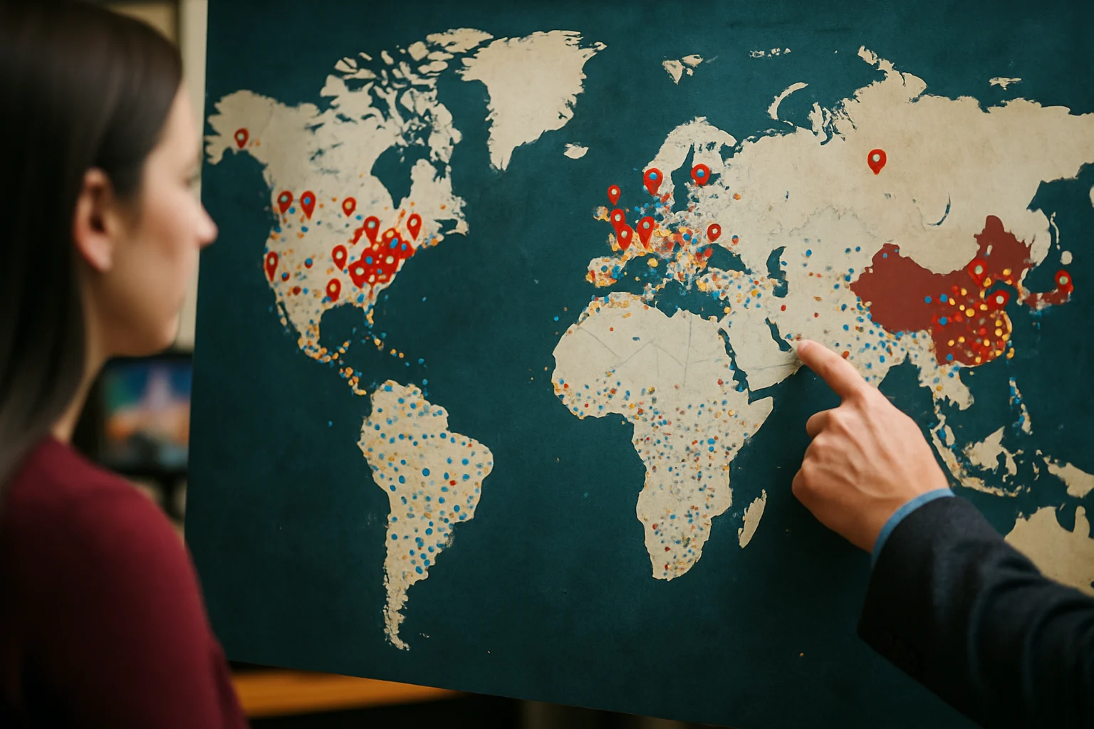 好市多全球分店分布地圖顯示其國際擴張成果