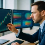 欣興載板產線高稼動率運作現場，工程師檢查ABF載板品質